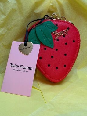 Viral Juicy Couture Strawberry Coin Purse, NWT